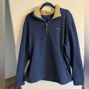 Timberland quarter zip, men’s, navy blue